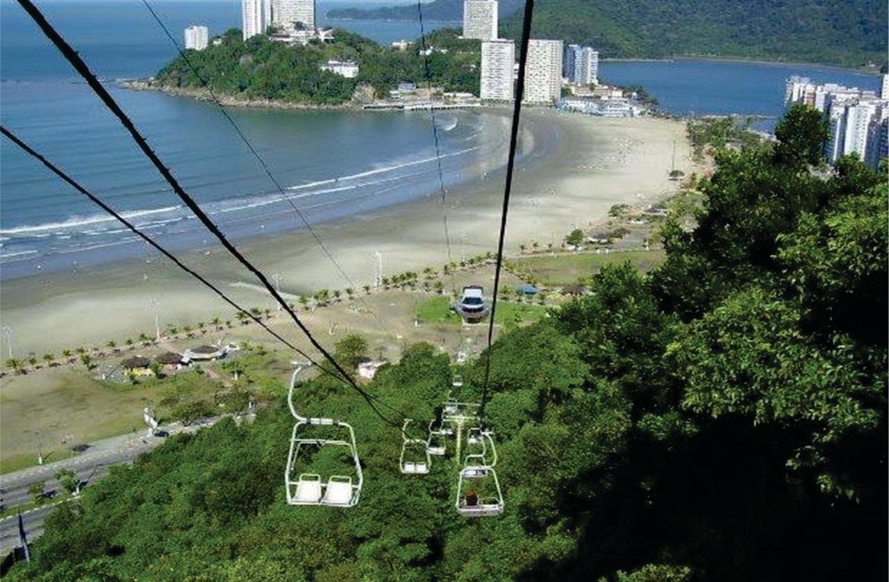 Quadra Praia 70 M Do Mar Santos  Bagian luar foto
